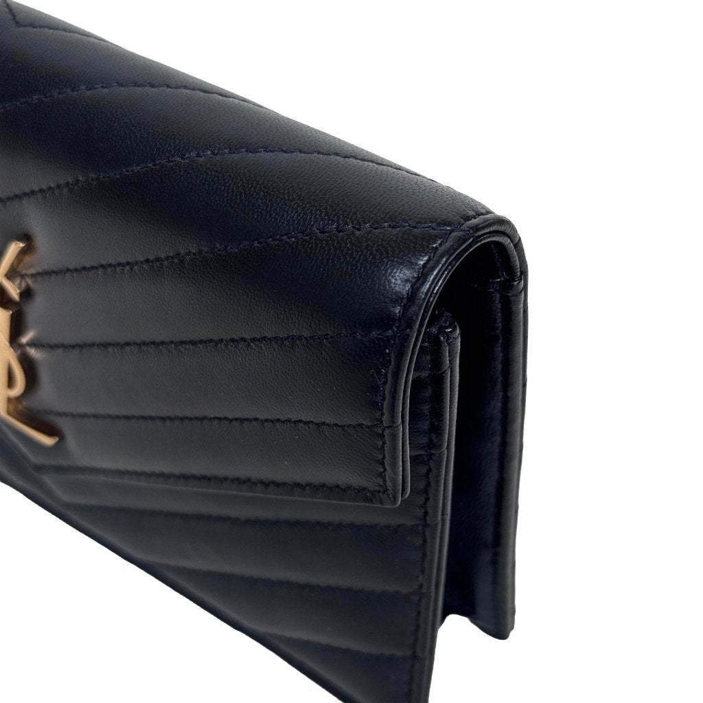 Yves saint laurent yves cassandre envelope woc wallet tas image 7