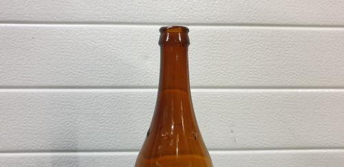 fles bruin glas, Ophalen of Verzenden, 'T Olde Gre-j, Info@toldegrej.nl, Endepoelstraat 20f Didam