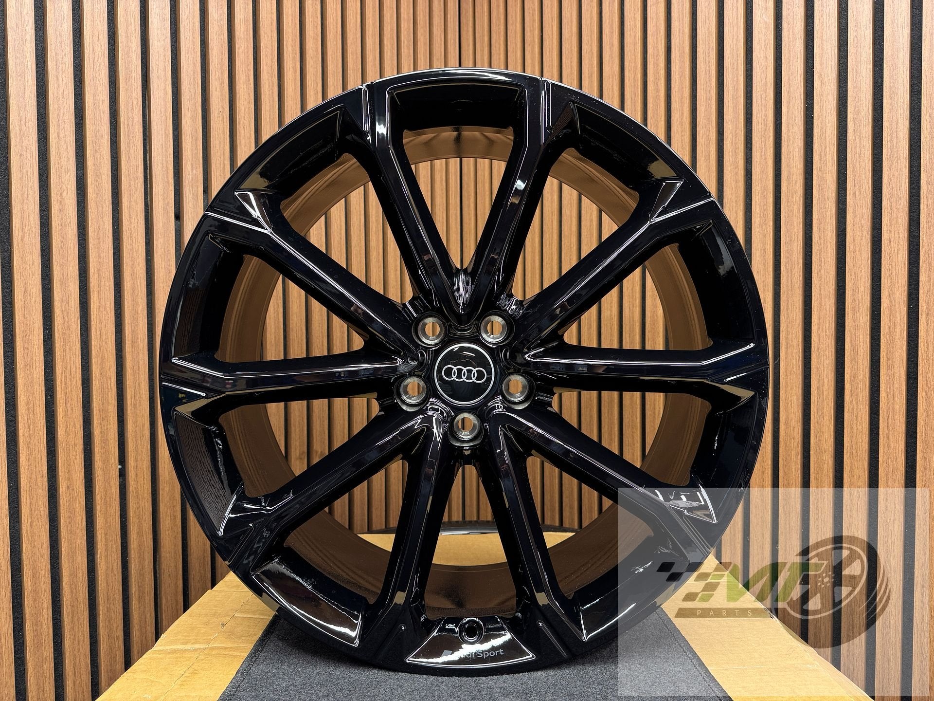 4x 21" Audi Q5 SQ5 A5 S5 A6 S6 10 spk POLYGON BLACK BTW OEM, Auto-onderdelen, Banden en Velgen, - Auto-Union-Str. 1 85057 Ingolstadt Deutschland