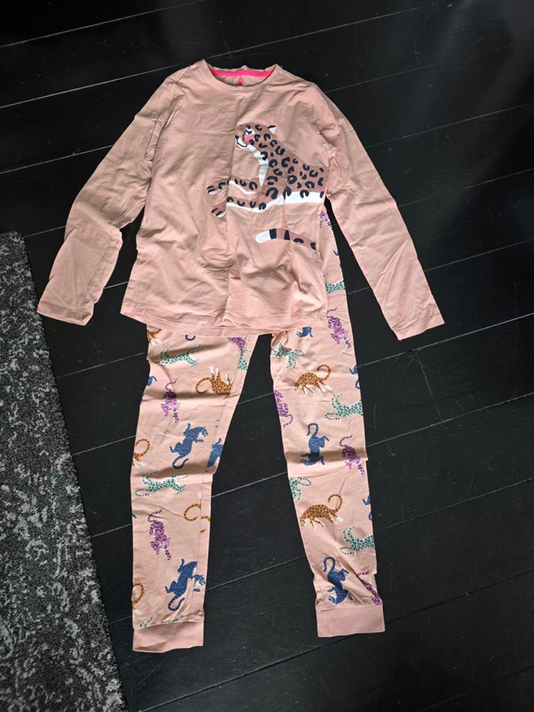 Hema pyama 146-152, Nacht- of Onderkleding, Meisje, Ophalen of Verzenden, Zo goed als nieuw