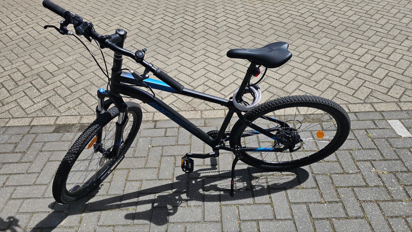 Rockrider ST 100 Mountainbike - Zo goed als nieuw, Fietsen en Brommers, Minder dan 10 versnellingen, Schijfrem, 53 tot 57 cm, Ophalen