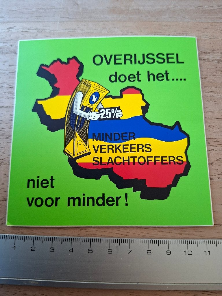 Sticker Overijssel, Ophalen, Zo goed als nieuw, Overige typen