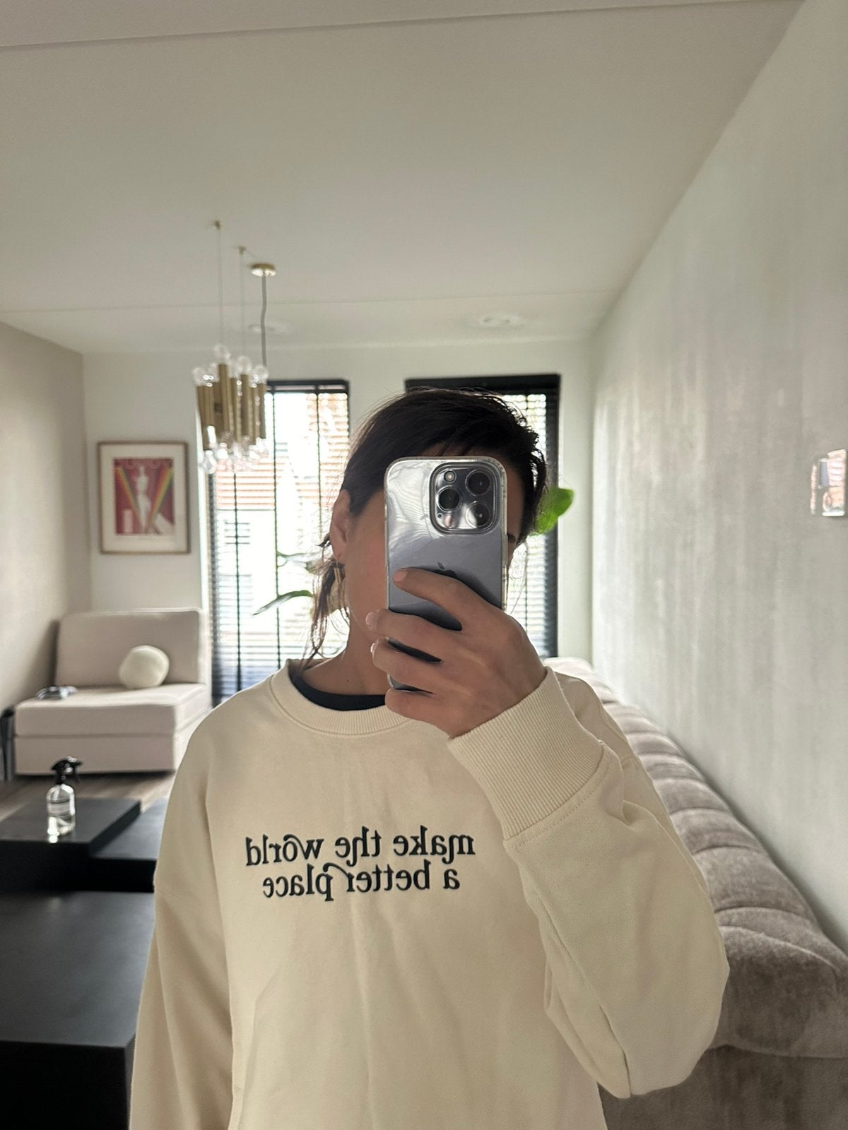 Leuke grote oversized trui met letters voorop M nieuw Zara, Ophalen of Verzenden, Nieuw, Maat 36 (S), Zwart