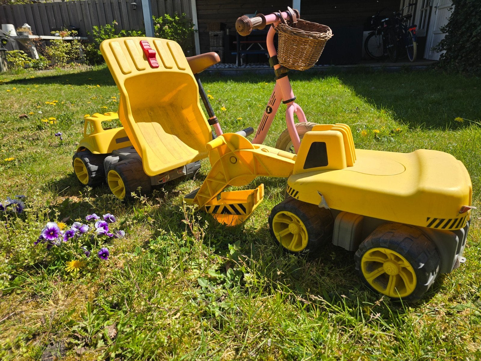 BIG graafmachine en kiepwagen speelgoedset teab, Ophalen, Gebruikt, Overige typen