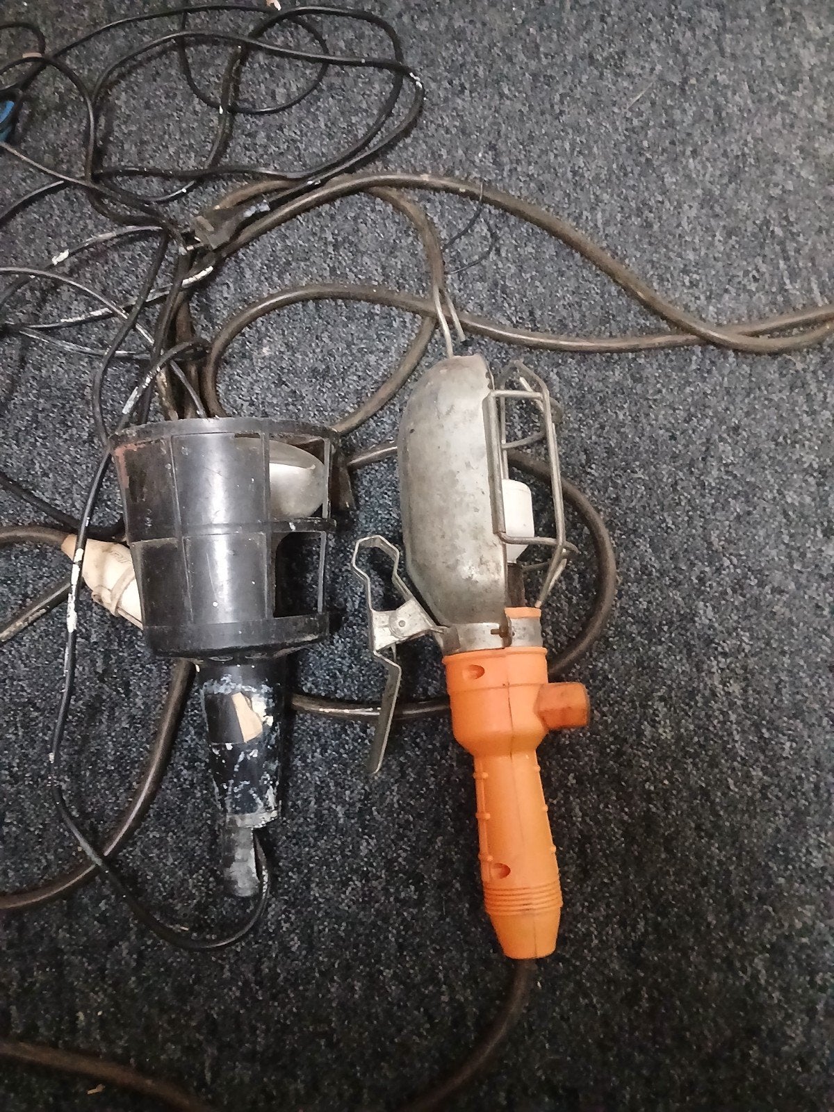 twee werkplaatslampen bouwlampen, Ophalen of Verzenden