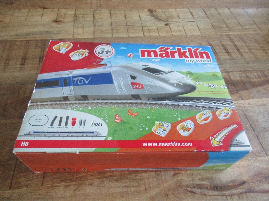 Märklin My World 29201 trein startset TGV van de SNCF, Wisselstroom, Treinset, Ophalen of Verzenden, Zo goed als nieuw