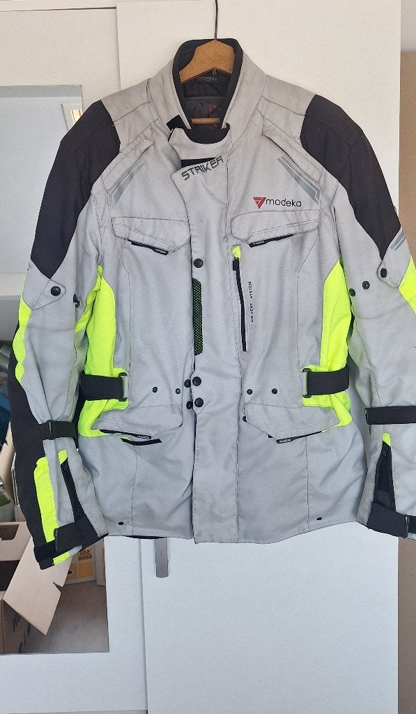 Motorjas modeka maat 3xl, Motoren, Ophalen, Jas | textiel, Heren, Modeka