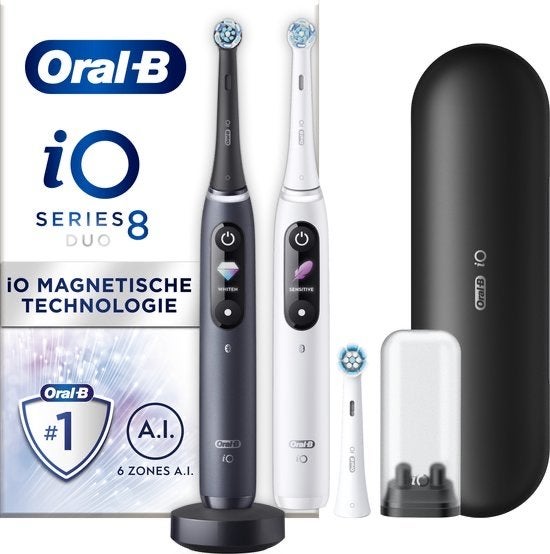 Oral-B iO8 Duo, Ophalen of Verzenden, Zo goed als nieuw, Mondverzorging