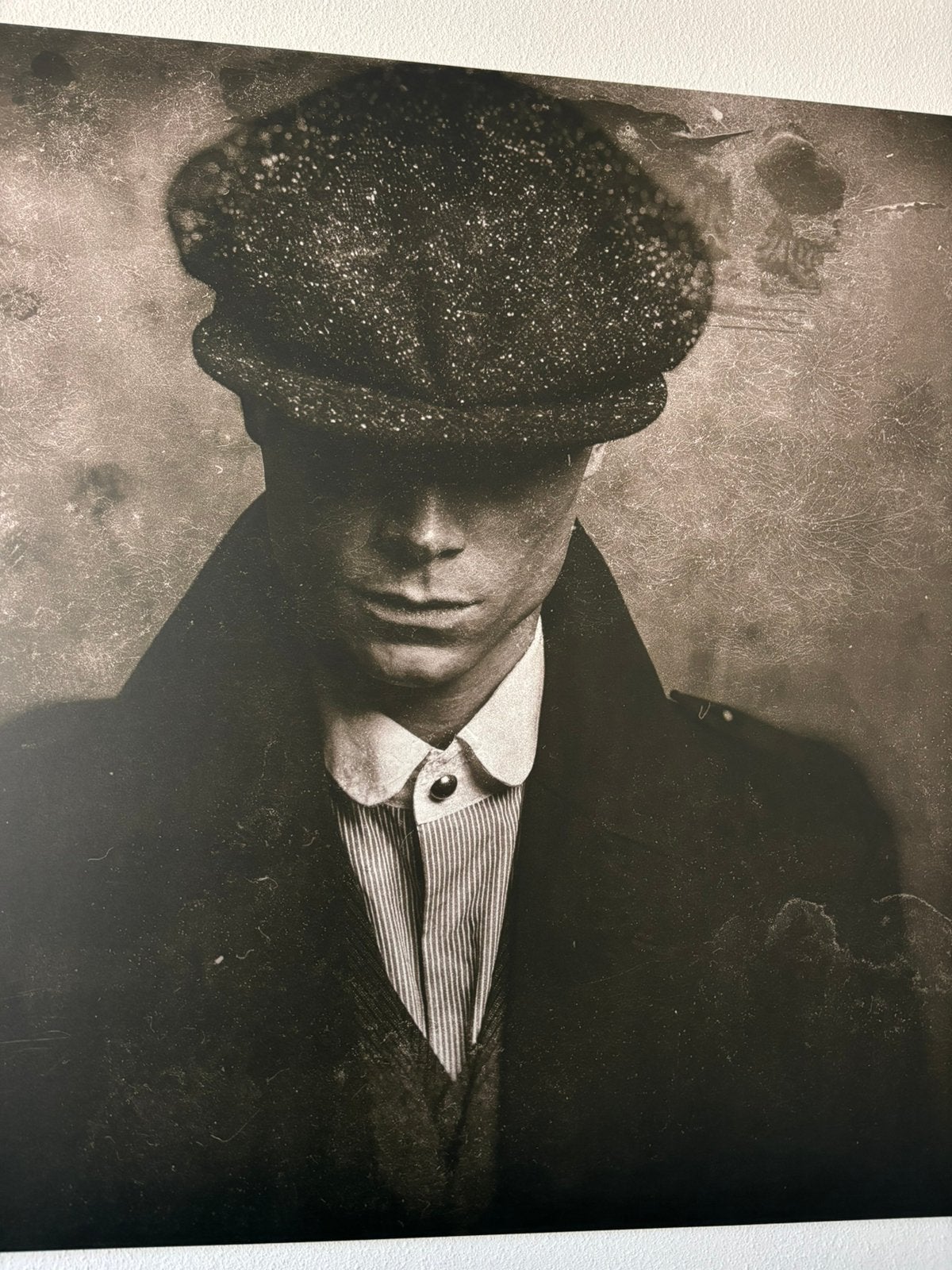 Plexiglas schilderij foto Tommy Shelby Peaky blinders, Ophalen, Overige materialen, Overige technieken, Portret