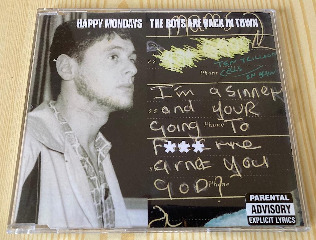 CD Single Happy Mondays - The Boys Are Back In Town, Ophalen, Zo goed als nieuw, Rock en Metal