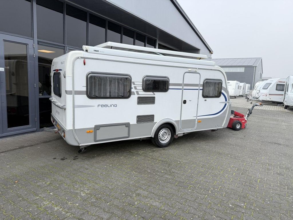 Eriba Feeling 425 Bed + Zit + WC + Mover + Tent + Luifel etc, Bedrijf, Treinzit, 750 - 1000 kg, Schokbreker