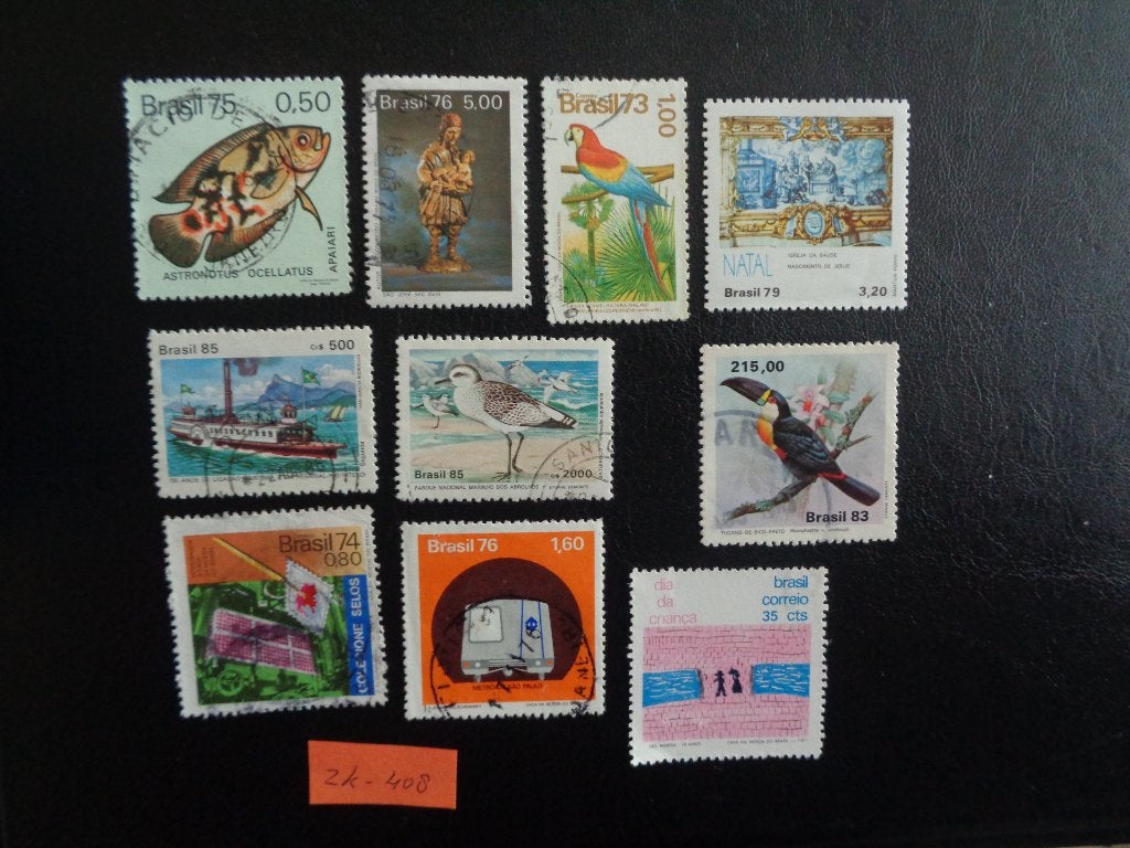brazilie - diverse (zk-408), Ophalen of Verzenden, Gestempeld, Zuid-Amerika