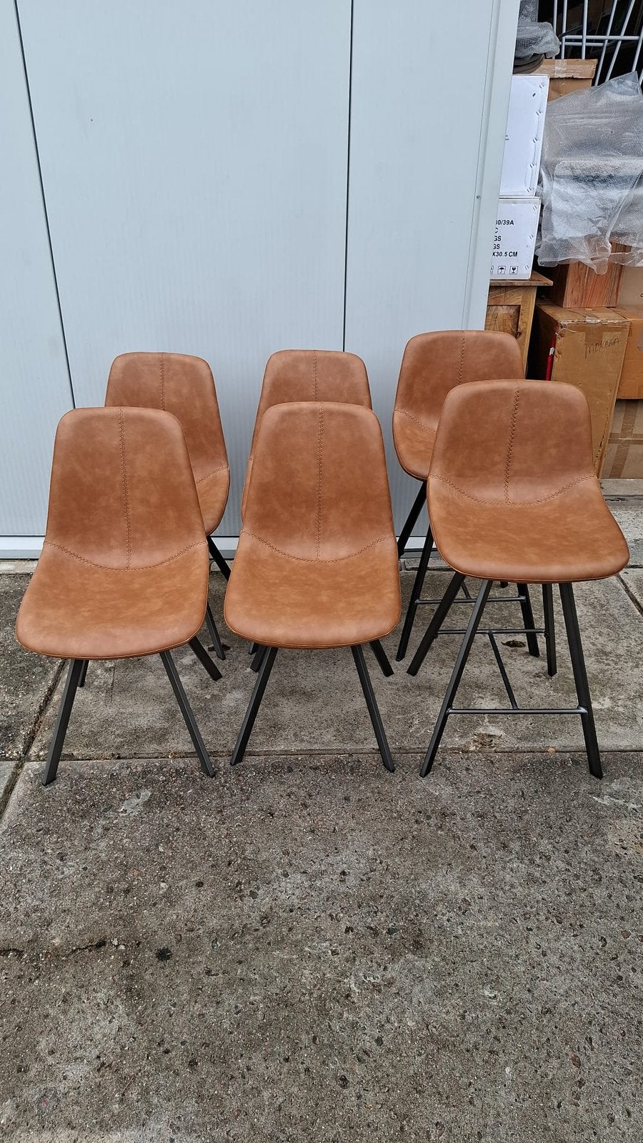 Stoelen en barkrukken, Huis en Inrichting, Stoelen, Ophalen, Nieuw, Bruin