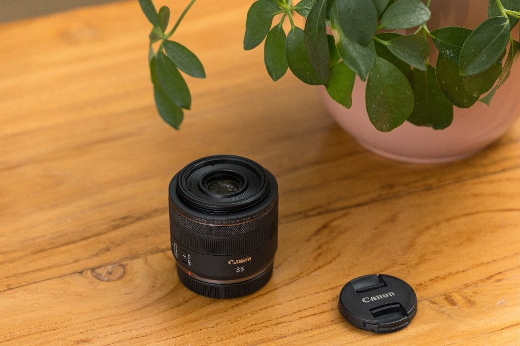 Canon RF 35mm f/1.8 Macro IS STM, Audio, Tv en Foto, Canon, 35 mm, Macrofunctie, Canon RF