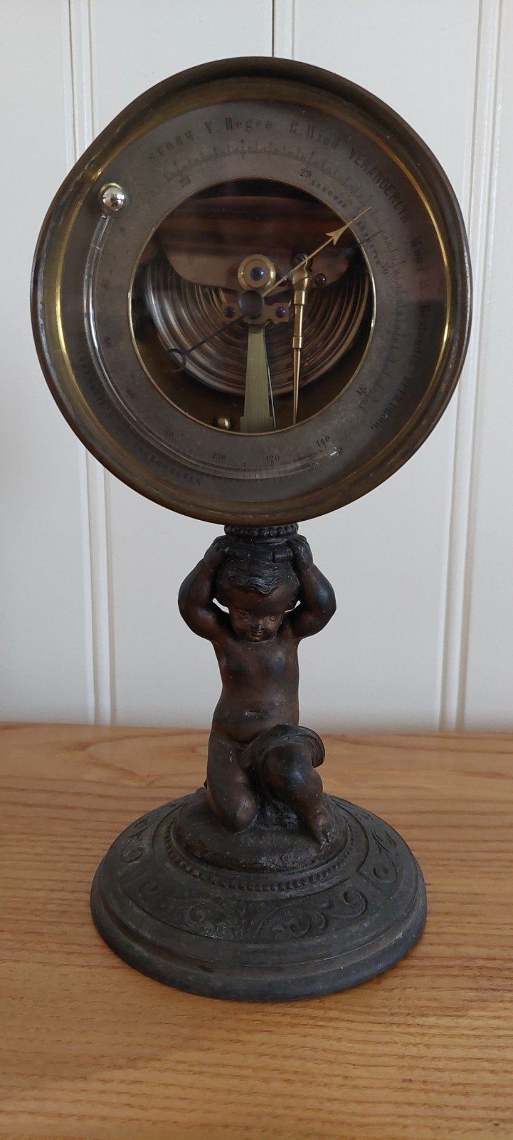 Antieke Aneroïde Barometer Dubouis & Casse Parijs ca. 1900, Ophalen of Verzenden