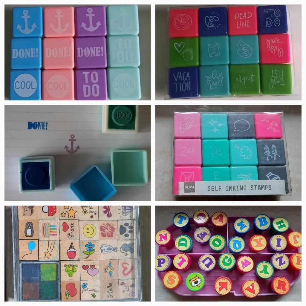 Stempels, diverse setjes, Ophalen of Verzenden