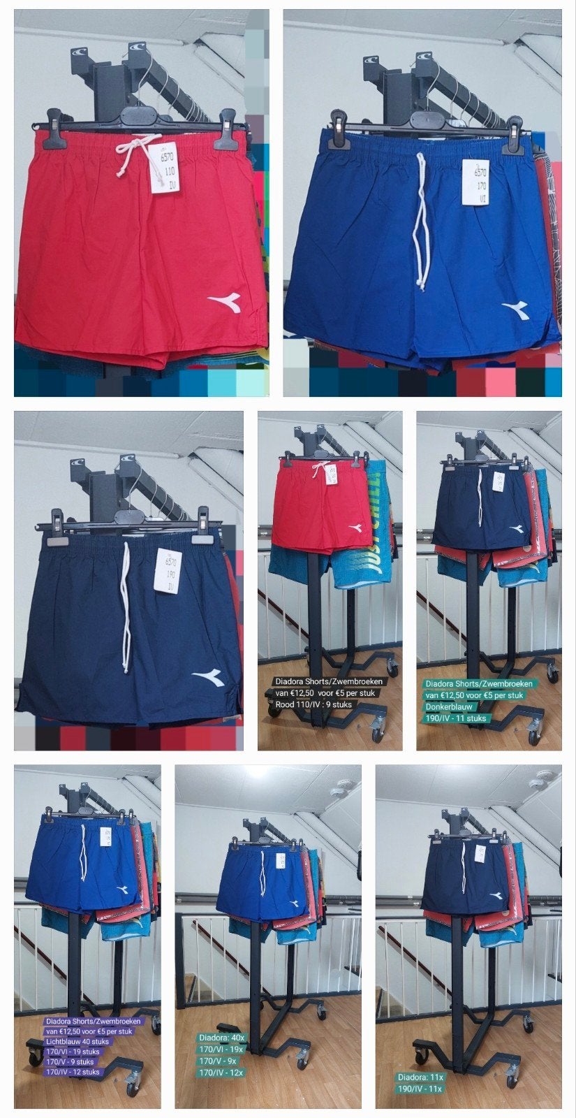 Spotprijs! Partij Merkkleding
Diadora Shorts Te Koop ! 60st, Ophalen of Verzenden, Nieuw