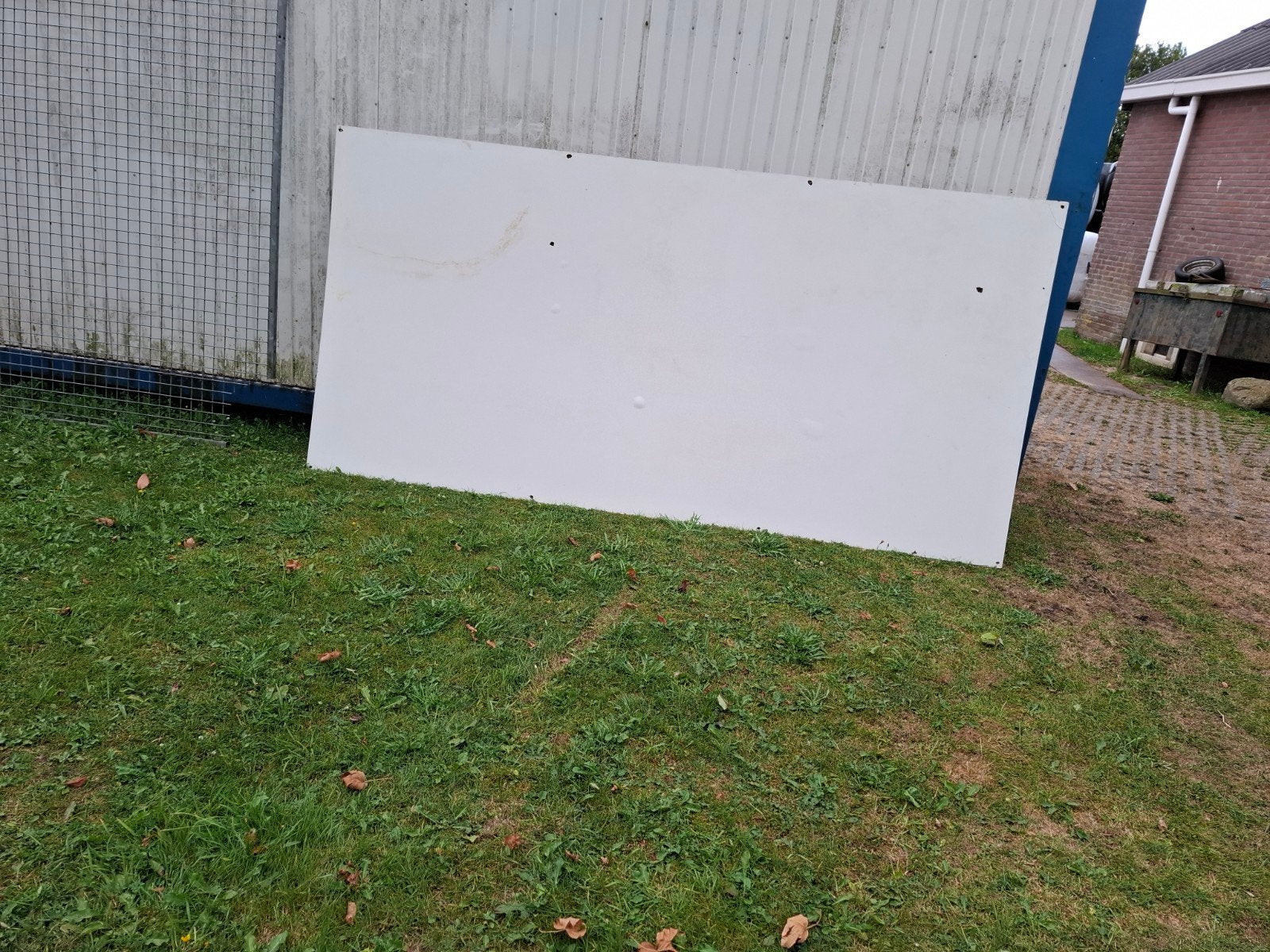 Witte Trespa plaat - Duurzaam en veelzijdig, Ophalen, Gebruikt, HPL, Minder dan 20 mm