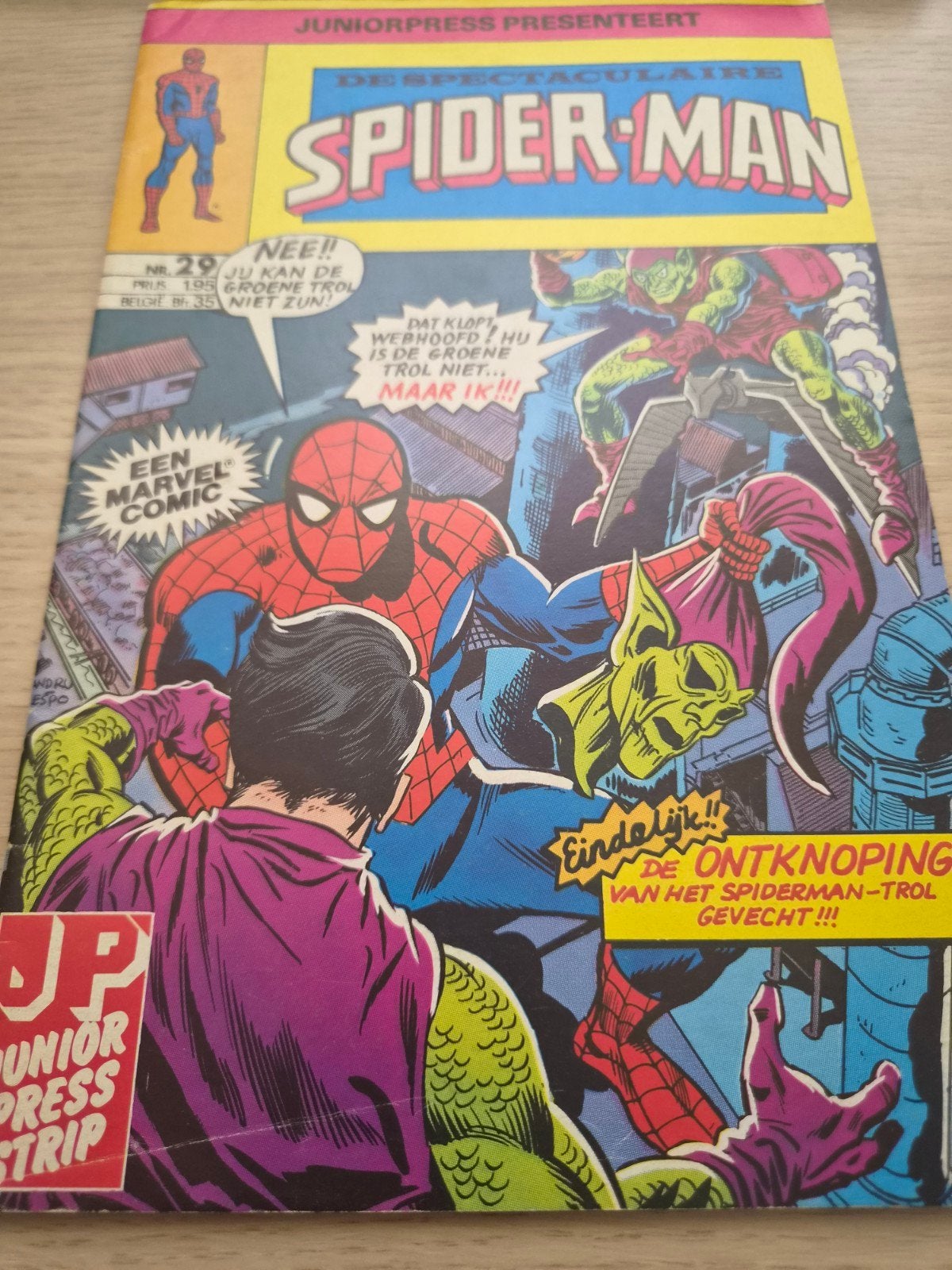 De spectaculaire Spider-Man Juniorpress nr. 29, Boeken, Eén stripboek, Ophalen of Verzenden, Gelezen, Stan Lee