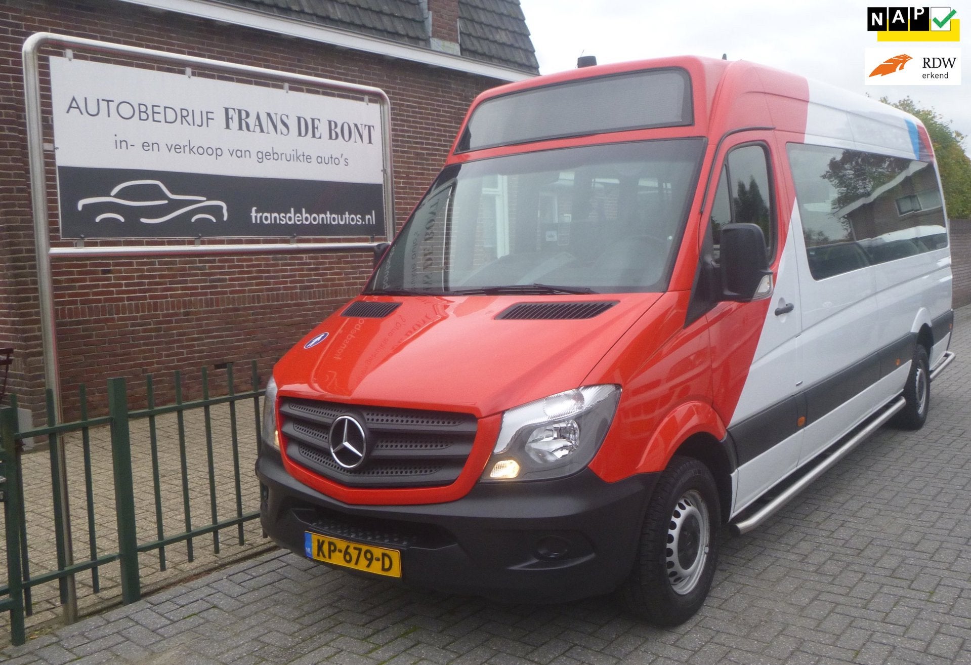 Mercedes-Benz Sprinter 313 2.2 BlueTEC 432 HD 9 persoons net, Auto's, Automaat, Gebruikt, Euro 6, 4 cilinders