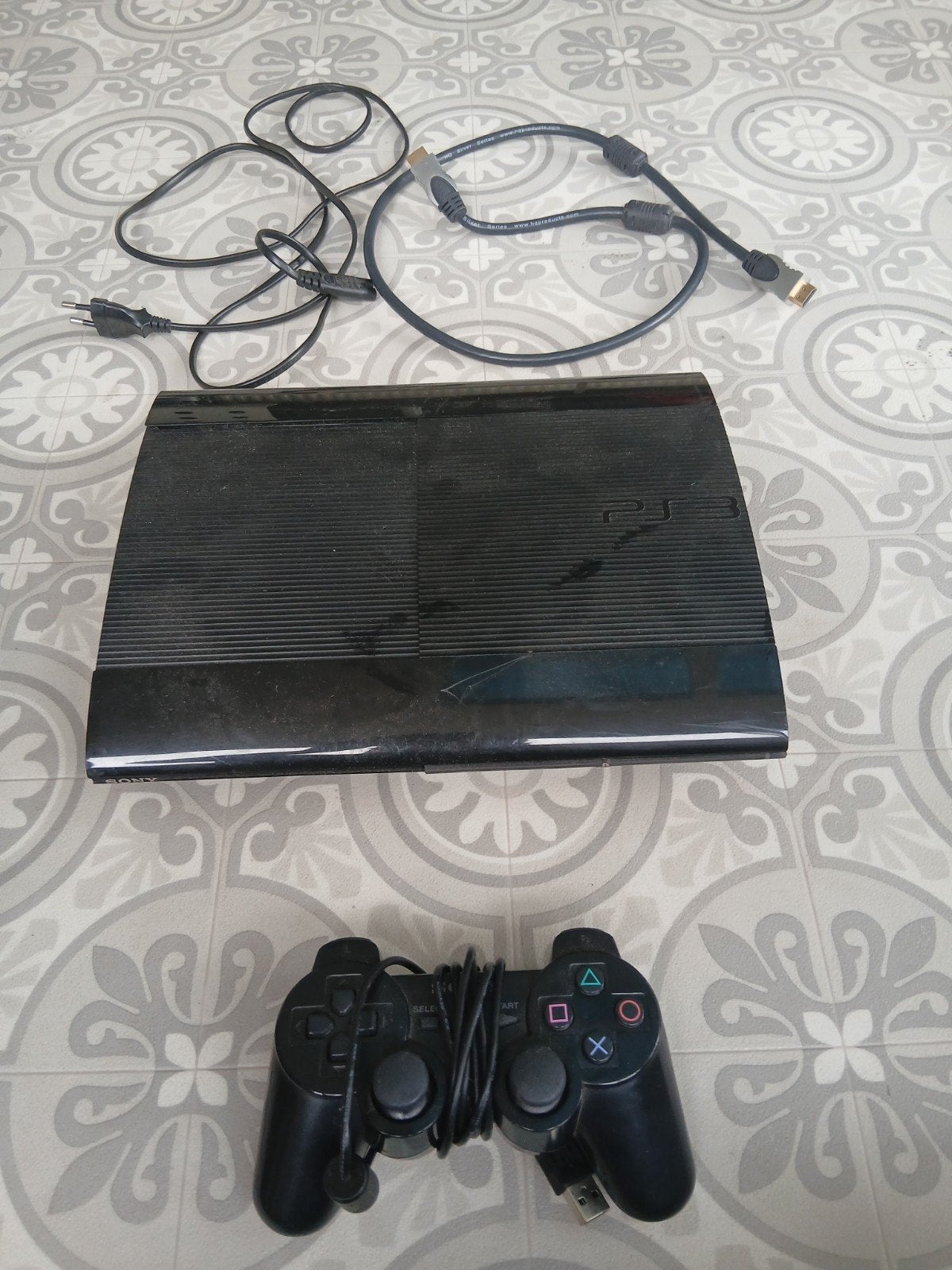 PS3 met 1 controller, Gebruikt, Super Slim, Ophalen of Verzenden, 500 GB