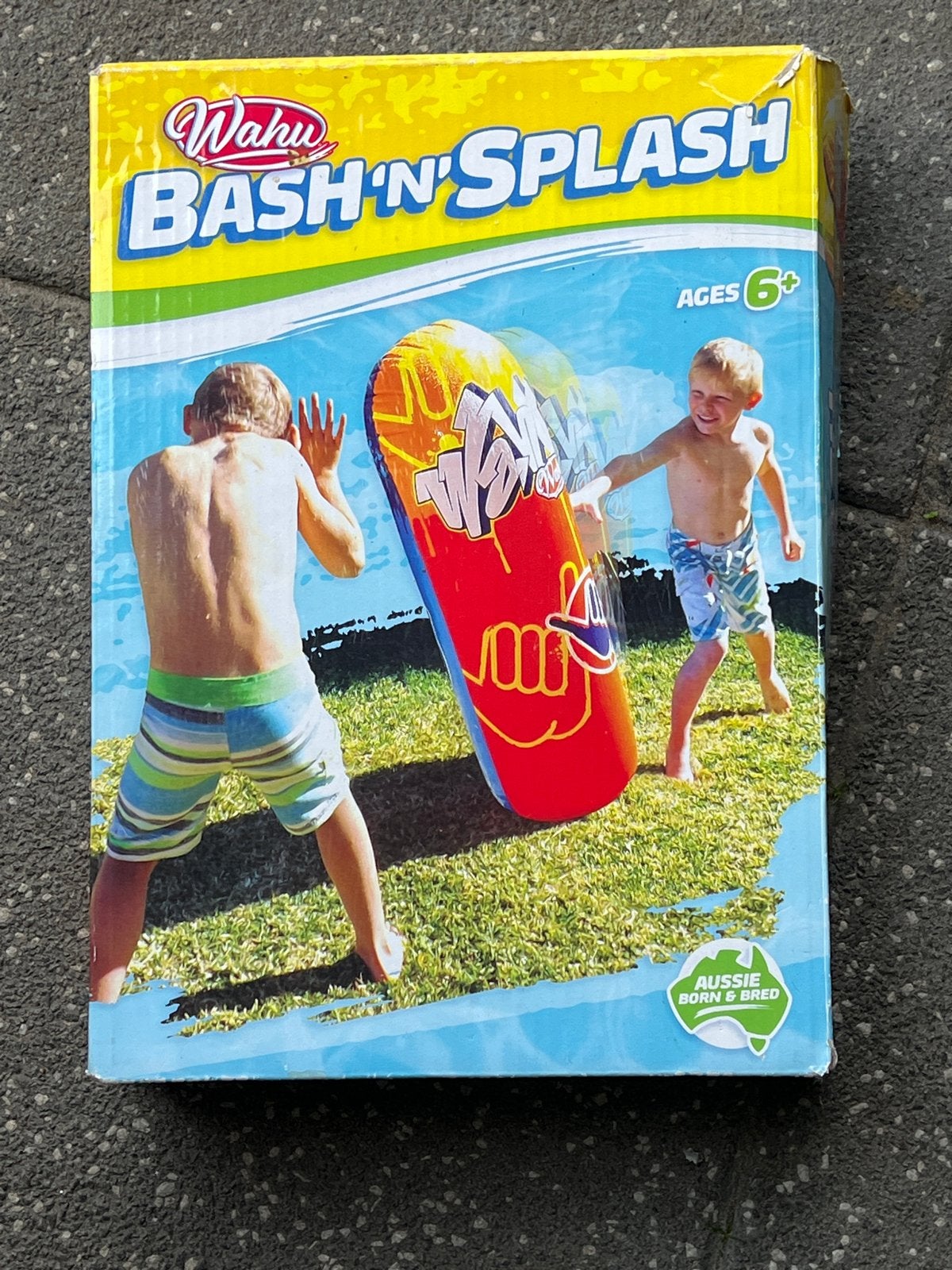Wahu Bash 'N' Splash - Opblaasbare Boksbal voor Waterpret, Ophalen, Nieuw