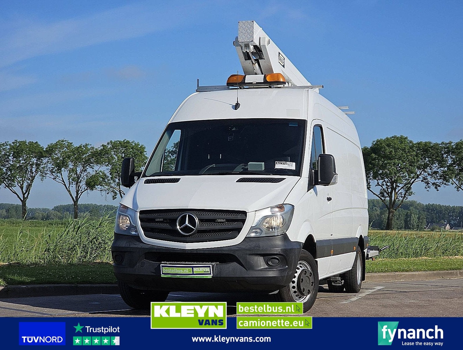 MERCEDES-BENZ SPRINTER 516 hoogwerker euro6, Auto's, Bestelauto's, 13 km/l, Gebruikt, Euro 6, 4 cilinders