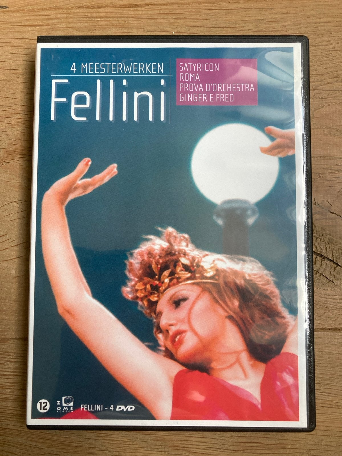Fellini: 4 Meesterwerken DVD Boxset (Satiricon, Roma, etc.), Nederlands, Ophalen of Verzenden, Zo goed als nieuw, Italiaans