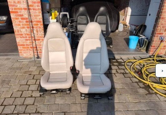Wit lederen BMW z3 stoelen in goede staat, Auto-onderdelen, Ophalen, Gebruikt, BMW