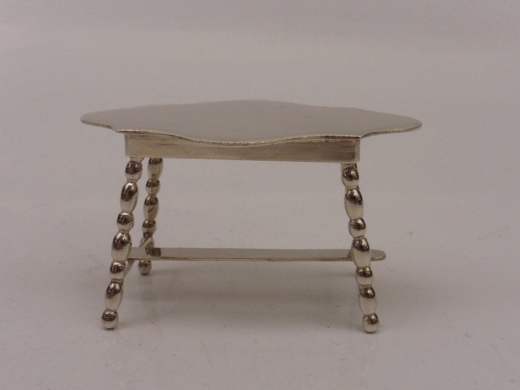 Zilveren miniatuur Tafel                                Z448, Ophalen of Verzenden, Zilver