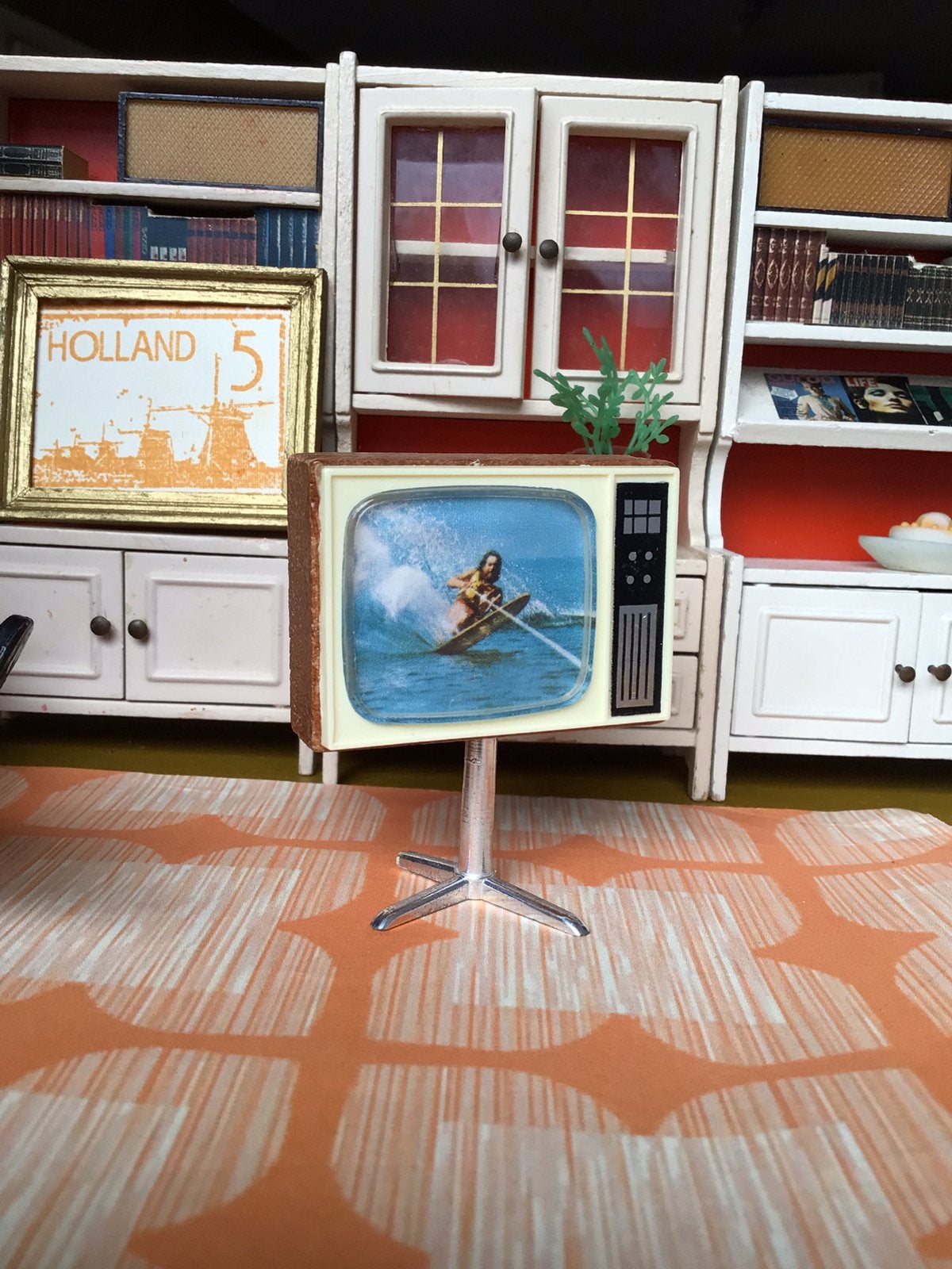 Vintage tv van Lundby, Ophalen of Verzenden, Gebruikt, Poppenhuis