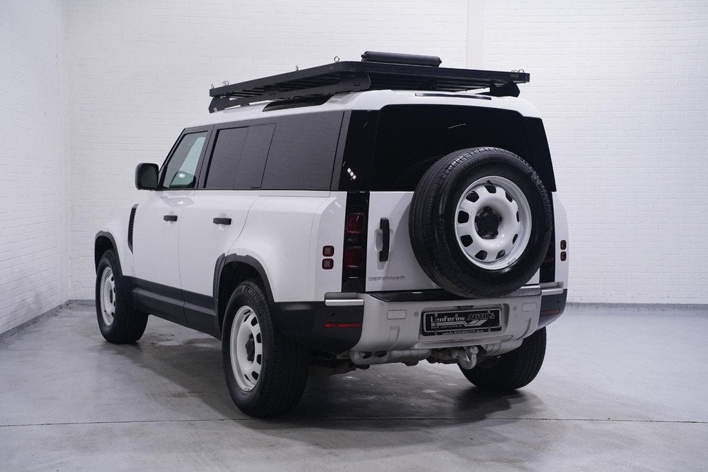 Land Rover Defender 3.0 D250 Grijs Kenteken 3-Zits Lang, Fro, Auto's, Automatische klimaatregeling, Gebruikt, Wit, Diesel