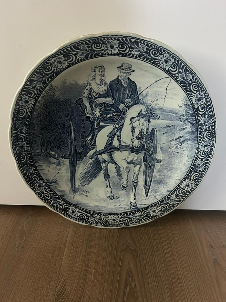 Delfts blauw boch belgium, Antiek en Kunst, Ophalen of Verzenden