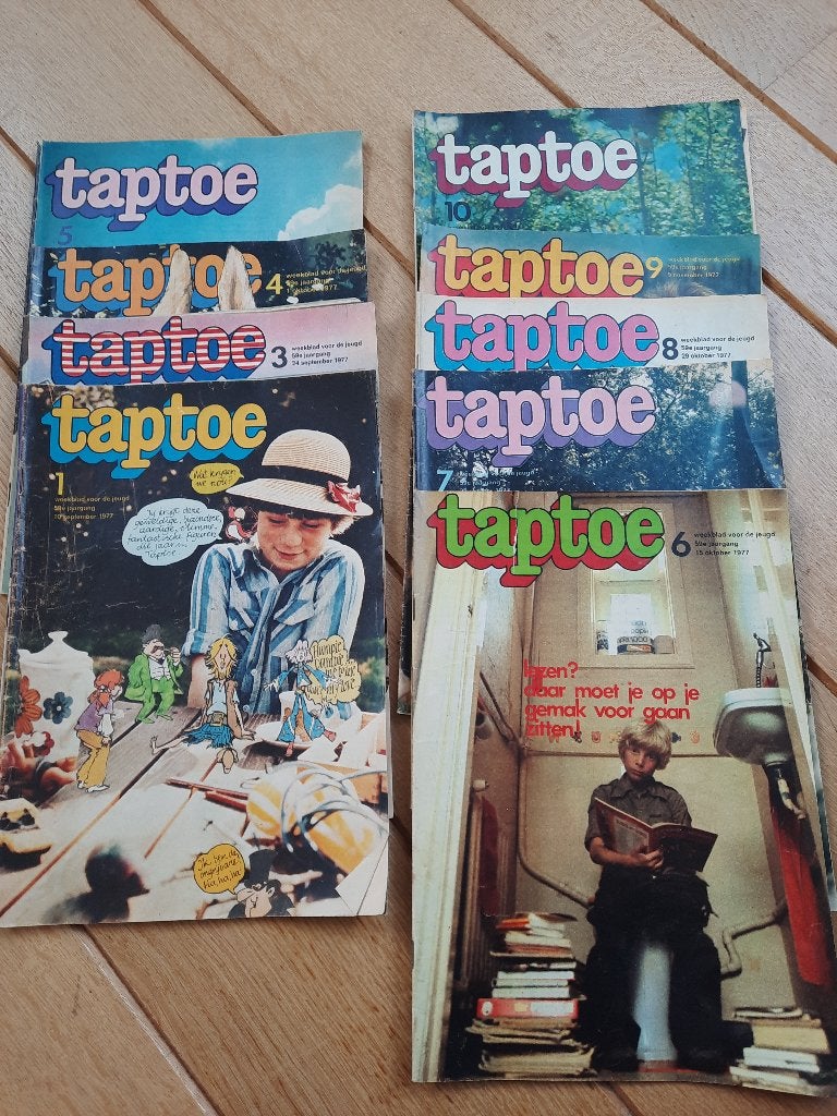 TAPTOE Jaargang 1977 - Nr. 1 3 4 5 6 7 8 9 10, Ophalen of Verzenden