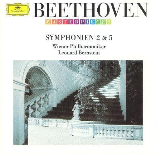 Cd Beethoven - Symphonien Nr. 2 & 5 / Wiener Phil,Bernstein, Cd's en Dvd's, Cd's | Klassiek, Zo goed als nieuw, Orkest of Ballet
