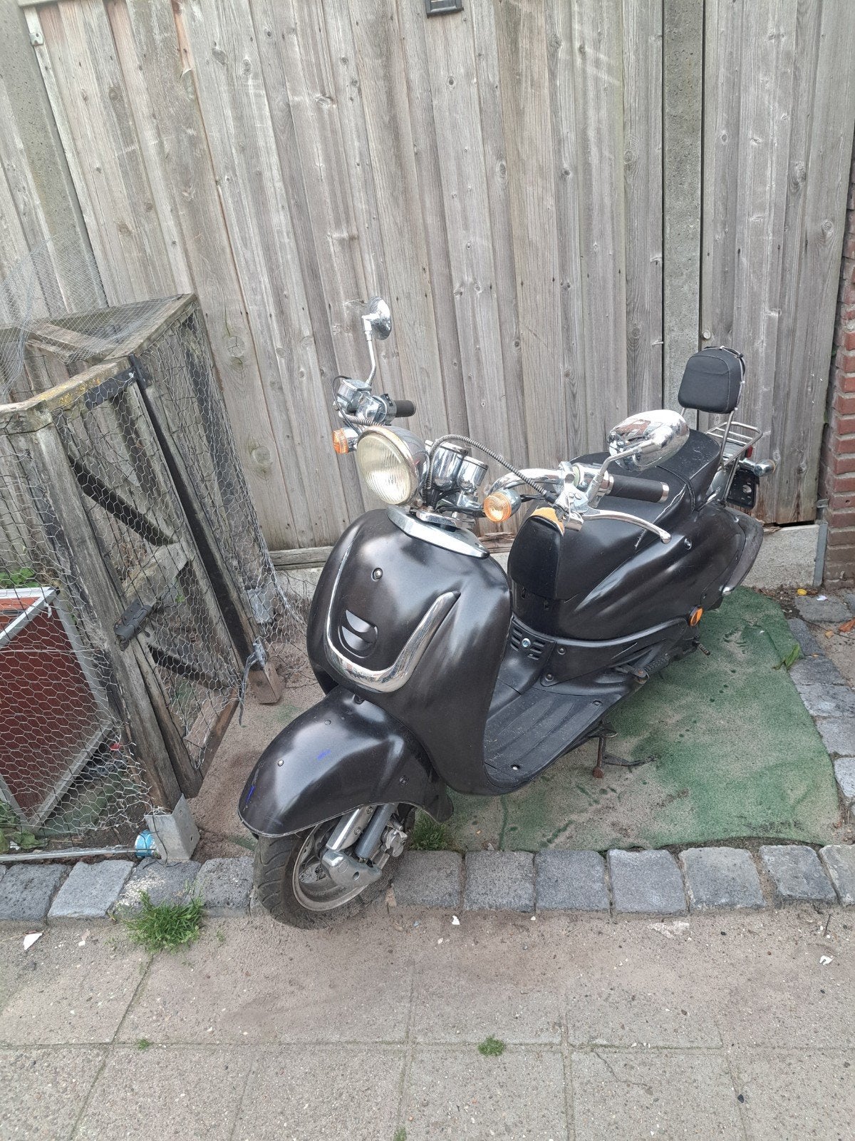 Retro scooter zonder kenteken loop of sloop, Ophalen, Gebruikt, Overige typen, Overige merken