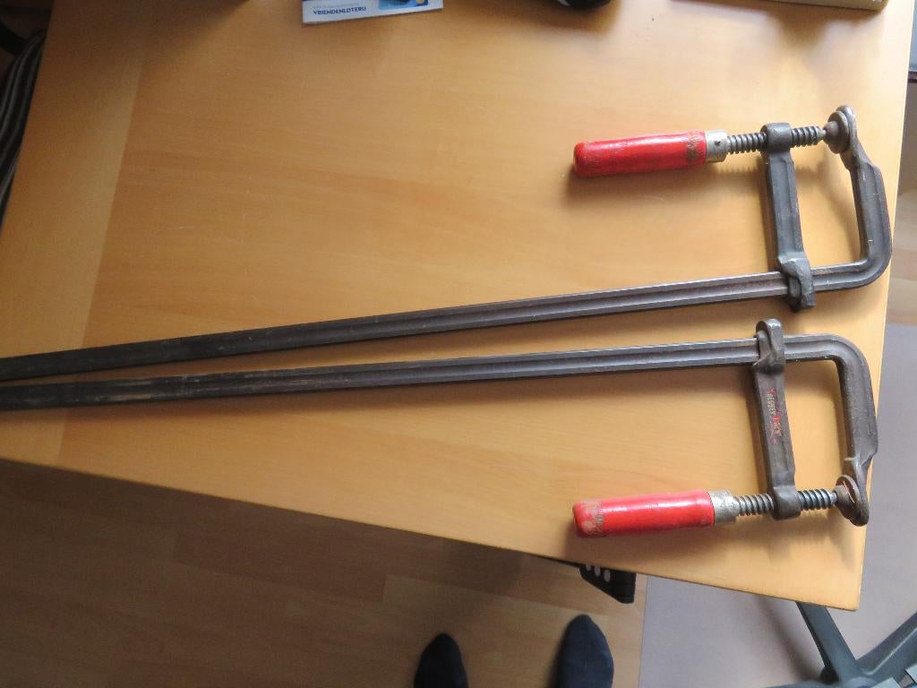 2 grote en zware  Lijmtangen, Ophalen, Gebruikt
