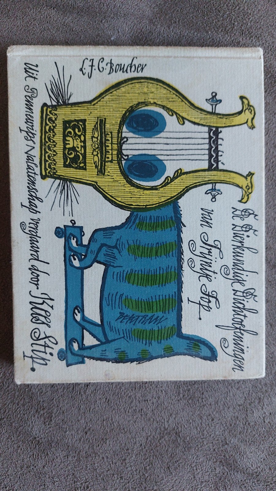 De Dierkundige Dichtoefeningen van Trijntje Fop (1958), Ophalen of Verzenden, Gelezen, L.F.G. Boucher, Eén auteur