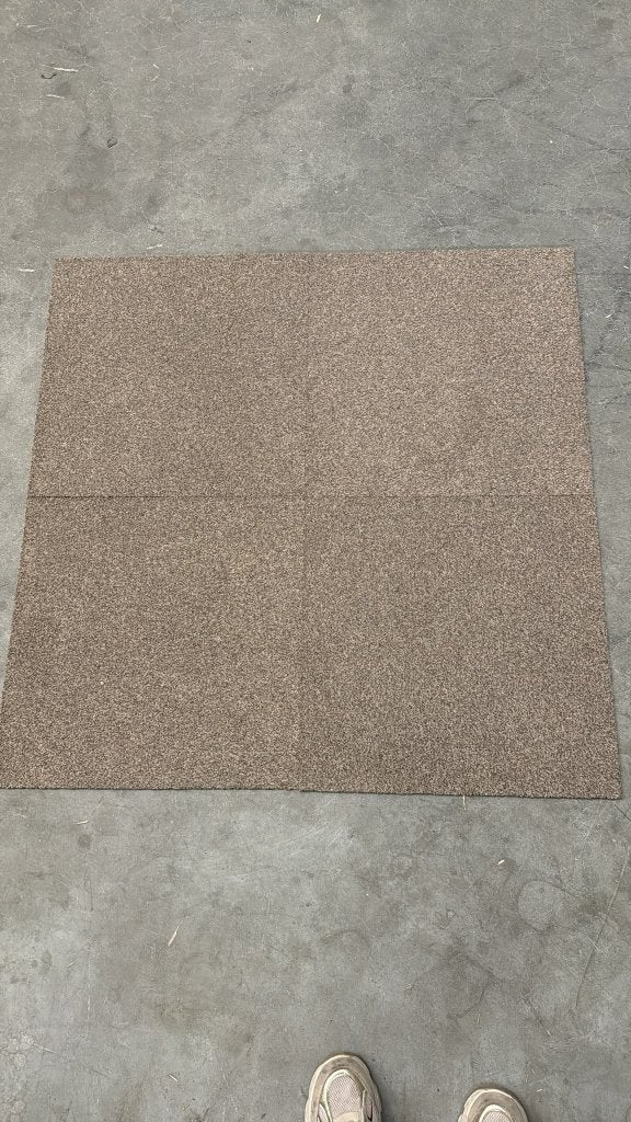 Tweedehands goedkope tapijttegels WEG=WEG, Ophalen, Gebruikt, Beige, Tapijttegels