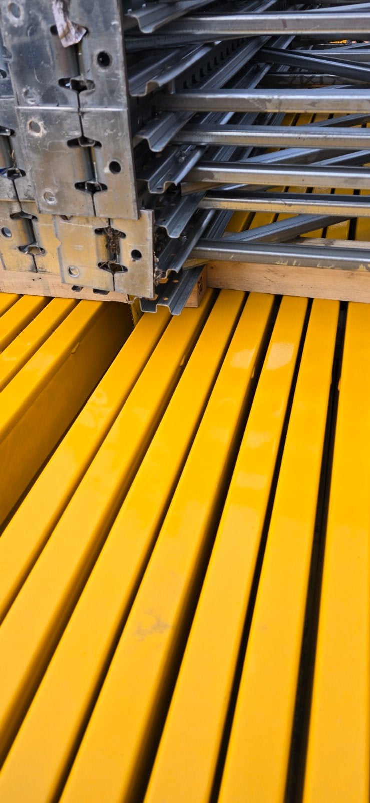 Stellingen, platen stelling met lange liggers van 340cm, Ophalen, Gebruikt