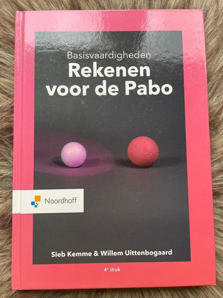 Rekenen voor de Pabo, Ophalen of Verzenden, Beta, Zo goed als nieuw, HBO