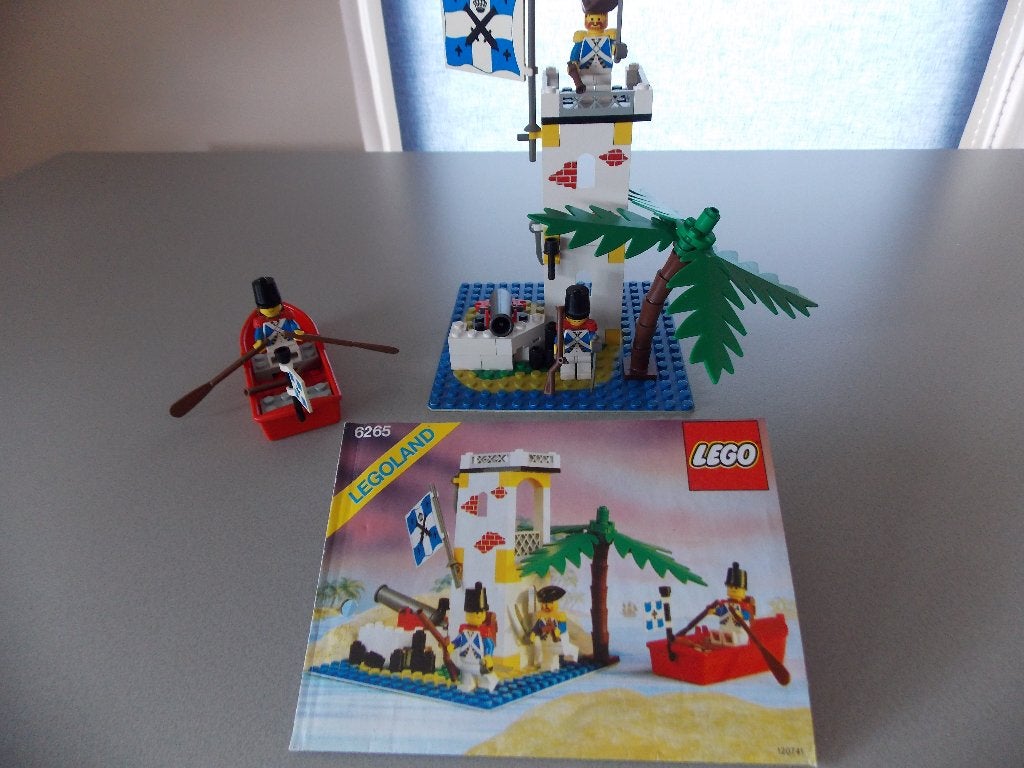 Lego piraten eiland 6265, Lego, Ophalen of Verzenden, Zo goed als nieuw, Compleet