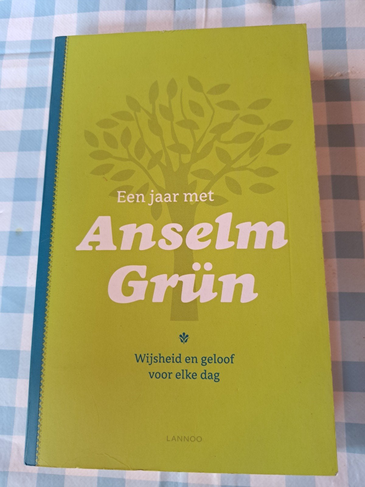 J:Een jaar met Anselm Grün: Wijsheid en geloof voor elke dag, Ophalen of Verzenden, Zo goed als nieuw, Anselm Grün, Christendom | Katholiek