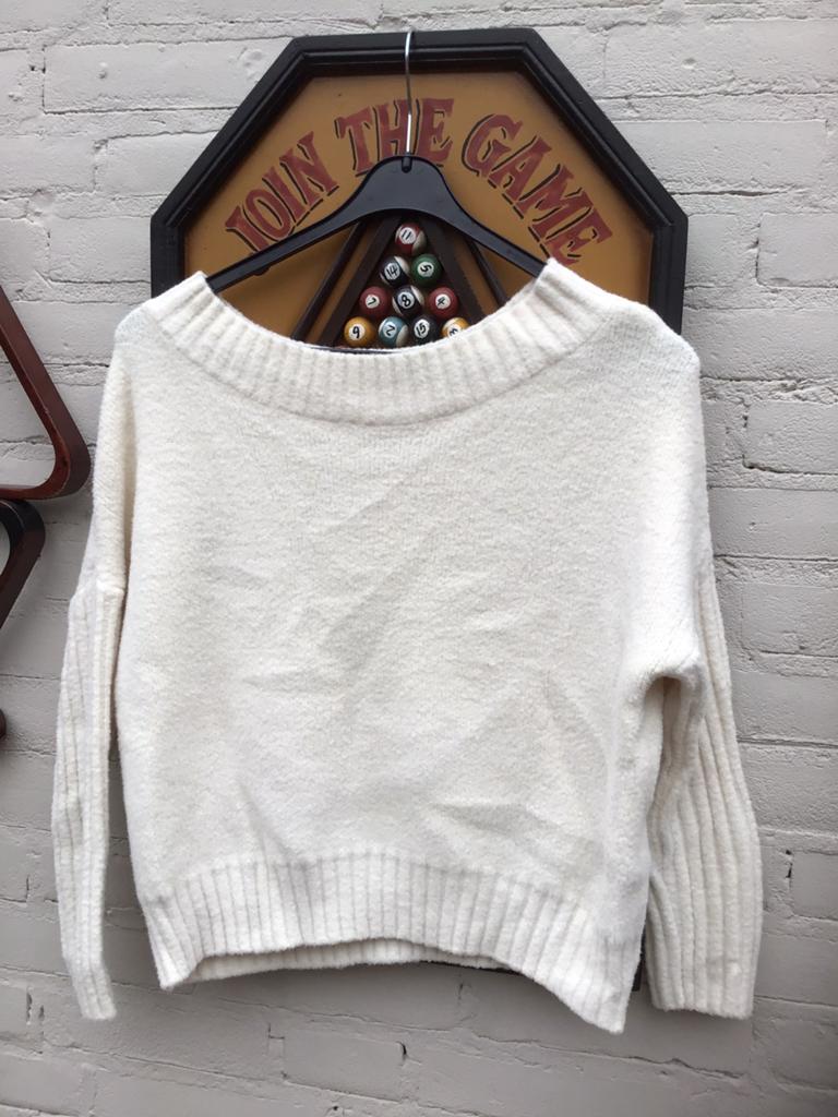 Trui S gebroken wit Pull&Bear, Ophalen of Verzenden, Zo goed als nieuw, Wit