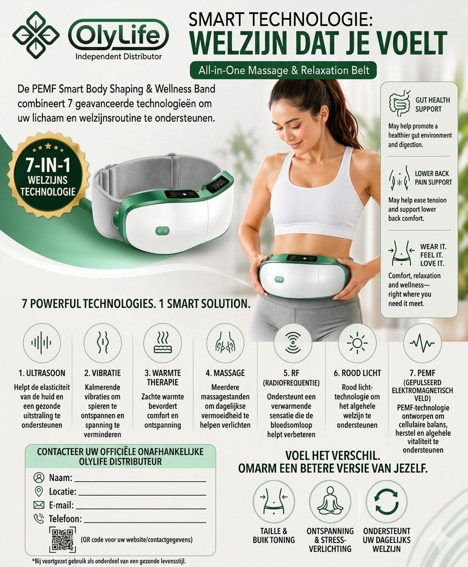Gratis BamaAir bij Shaken Massager Slimming & Wellness Band, Sport en Fitness, Massageproducten, Ophalen of Verzenden, Nieuw, Apparaat