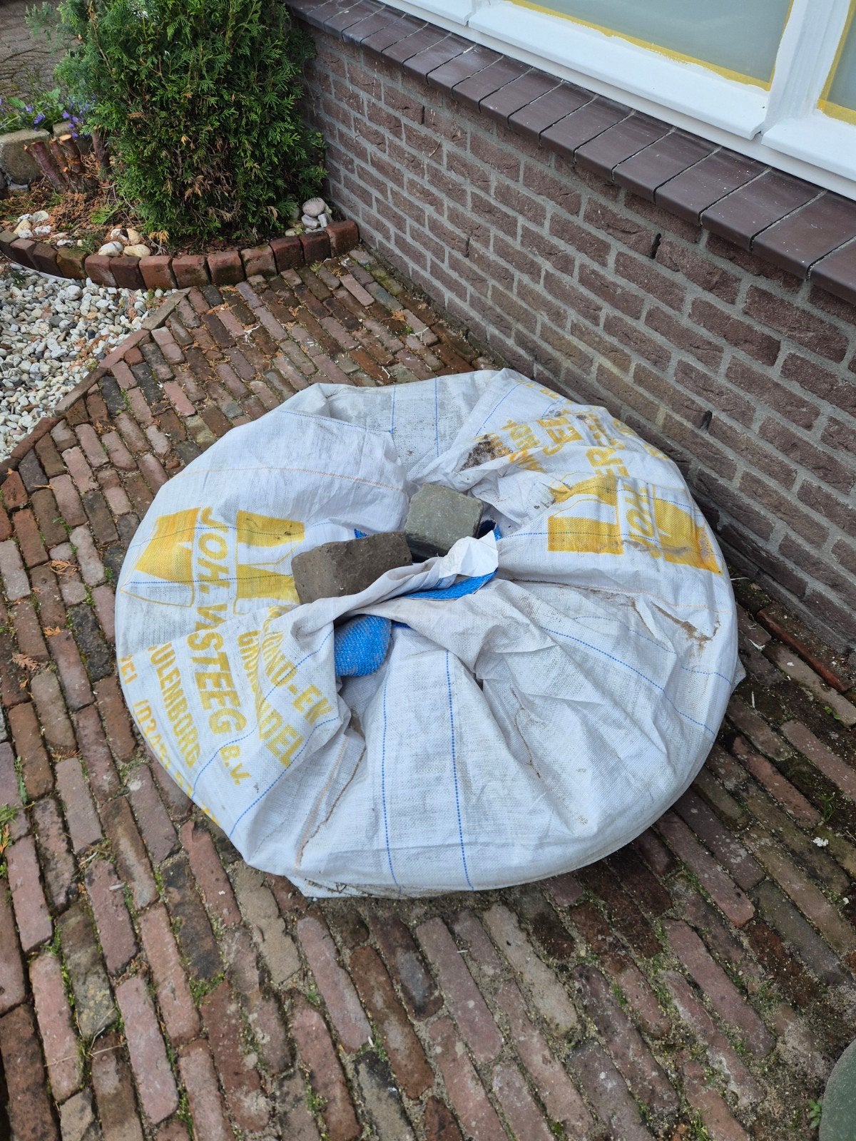 Kwart kuub straatzand, Tuin en Terras, Ophalen, Zo goed als nieuw, Brekerzand