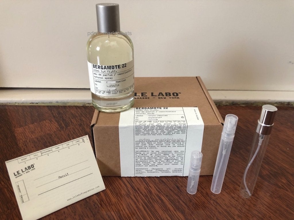 Le labo bergamote 22 - 2ml - 5ml - 10ml, Ophalen of Verzenden, Nieuw
