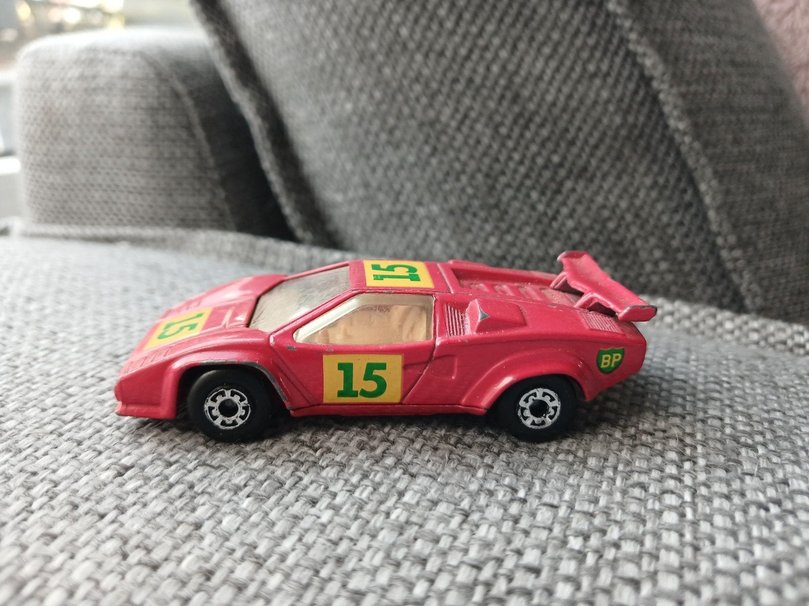 Vintage Matchbox Lamborghini Countach LP500S 1:56, Ophalen of Verzenden, Gebruikt, Auto
