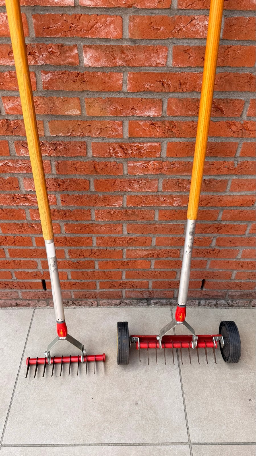 Tuinhark en Verticuteerhark Set, Ophalen, Gebruikt, Hark