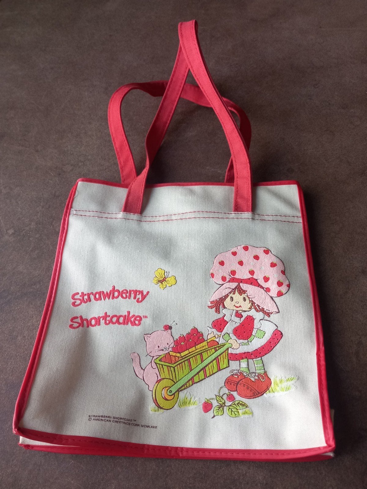 Vintage Strawberry Shortcake tasje, Ophalen of Verzenden, Zo goed als nieuw, Niet gespecificeerd op product, Niet gespecificeerd op product